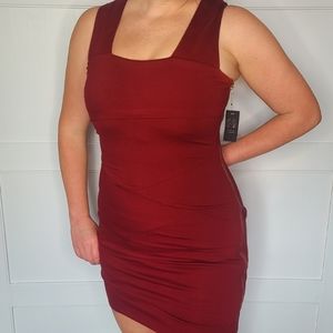 Vince Camuto Red zip up dress NWT
